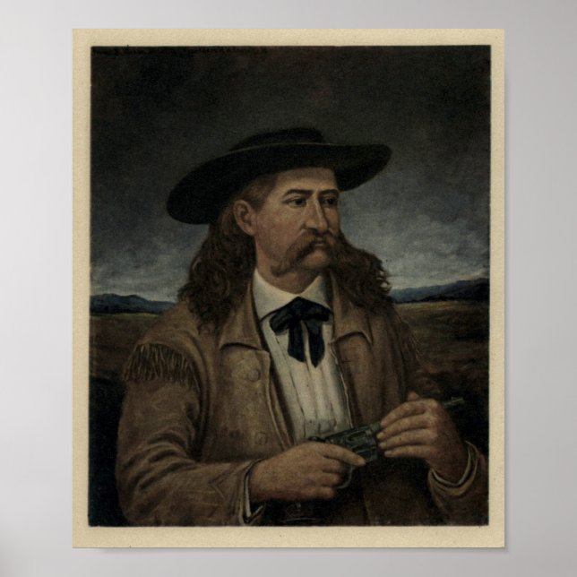 James Butler Vild Bill Hickok Poster (Framsidan)