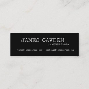 James Cavernvisitkort Mini Visitkort