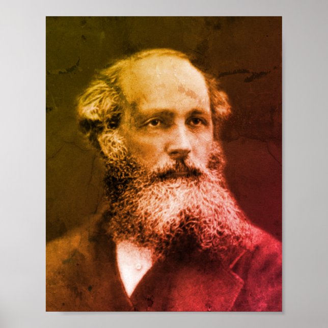James Clerk Maxwell Poster (Framsidan)