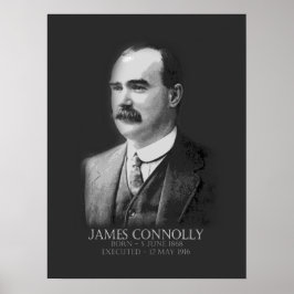 James Connolly Påsk 1916 Irish Republican Poster