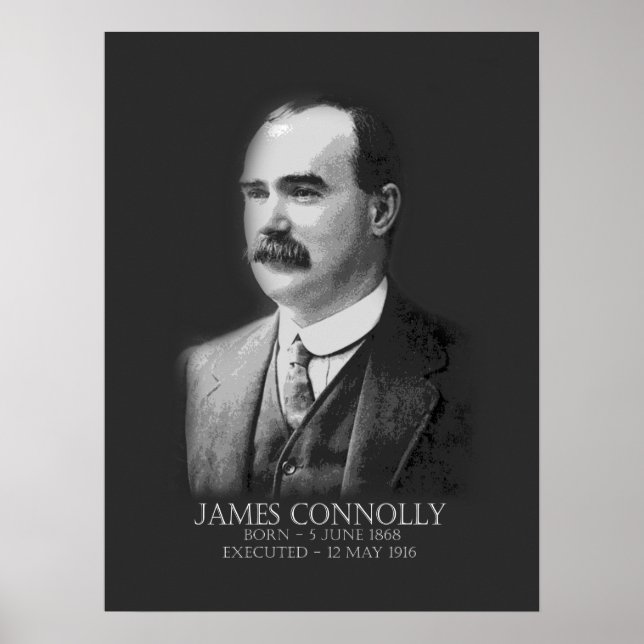 James Connolly Påsk 1916 Irish Republican Poster (Framsidan)