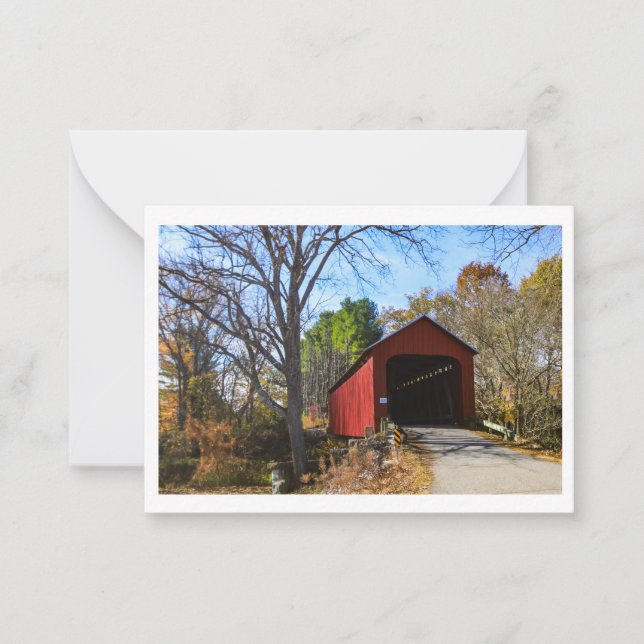 James Covered Bridge-anteckningskort Anteckningskort (Framsida)
