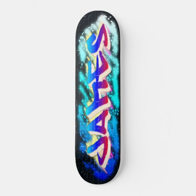 JAMES Customized Graffiti Skateboard (Framsida)