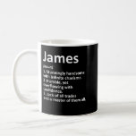 JAMES Definition Personlig Namn Funny Birthday Kaffemugg<br><div class="desc">JAMES Definition Personlig Namn Funny Birthday Gift Idea Copy</div>