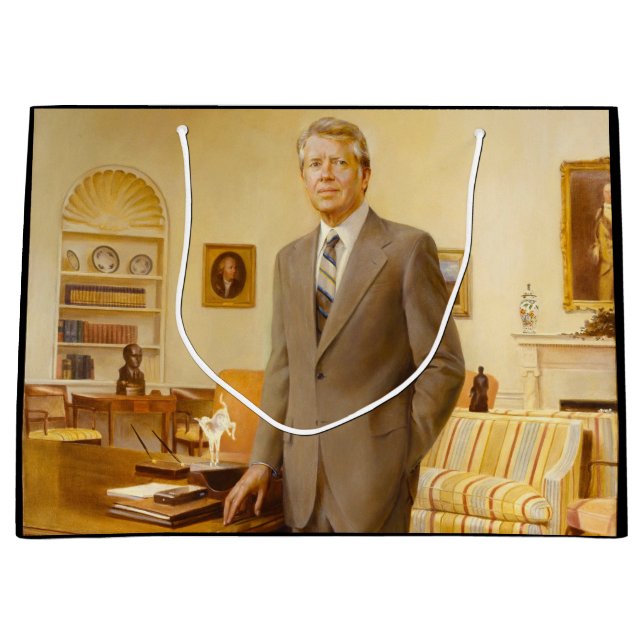 James Earl Carter Painting USA:s president Porträt (Framsidan)