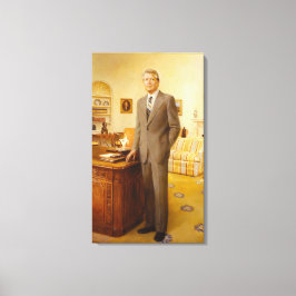 James Earl Carter Painting USA:s president Porträt Canvastryck