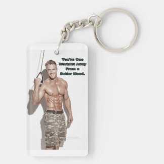 James Ellis tvåsidiga Keychain
