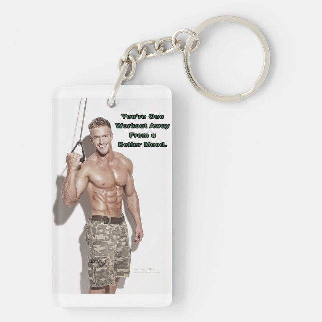 James Ellis tvåsidiga Keychain (Baksidan)