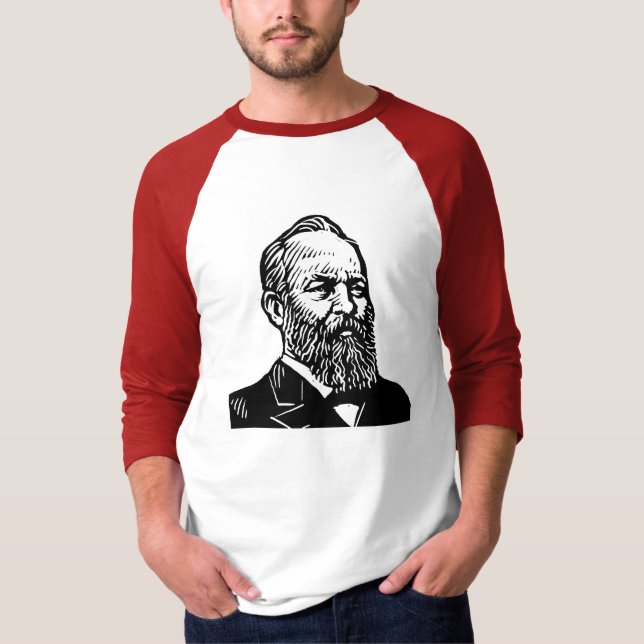 James en Garfield "20" utslagsplats Tröja (Framsida)