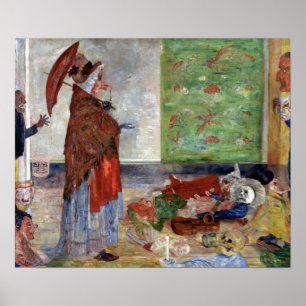 James Ensor Astonution of the Mask Wouse Poster