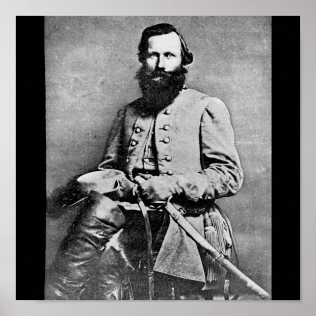 James Ewell Brown Stuart circa 1833-1864 Poster (Framsidan)