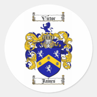 JAMES FAMILY CREST - JAMES JACKAR AV ARM RUNT KLISTERMÄRKE