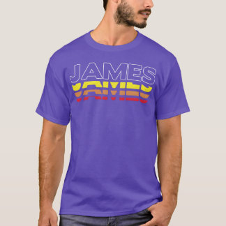 James Förnamn Rolig Vin T Shirt