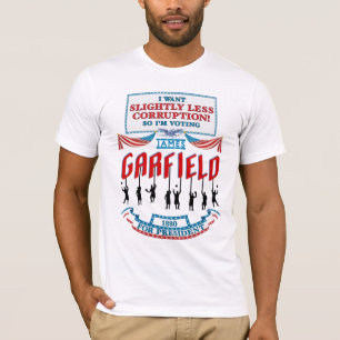 James Garfield 1880 kampanjskjorta (manar) Tee Shirt