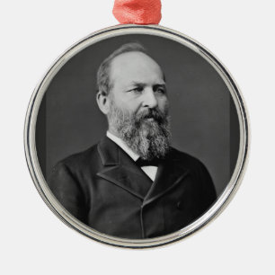 James Garfield, 20:e ordförande Julgransprydnad Metall