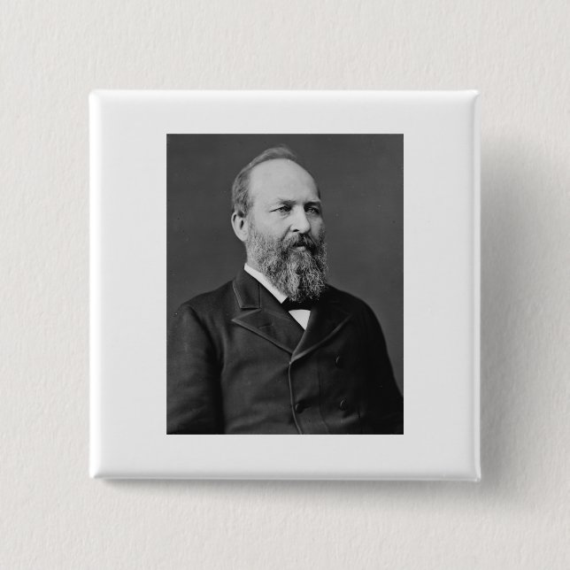 James Garfield 20:e presidenten Knapp (Framsida)