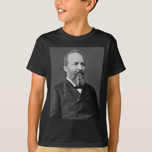 James Garfield 20:e presidenten Tee (Framsida)