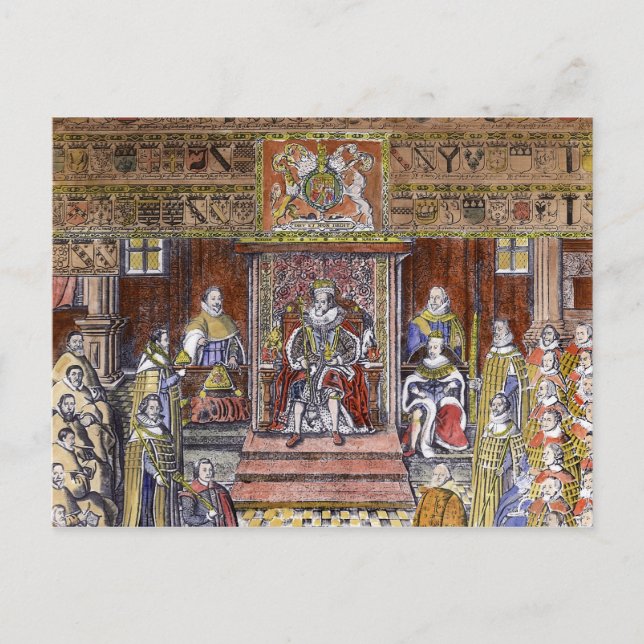 James I av England, Court, Vykort (Framsida)