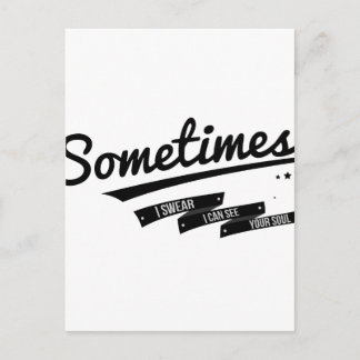 James - ibland texrics Retro Inspired Vykort