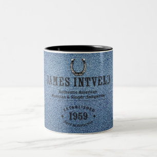 James Intveld Blue Denim Mugg