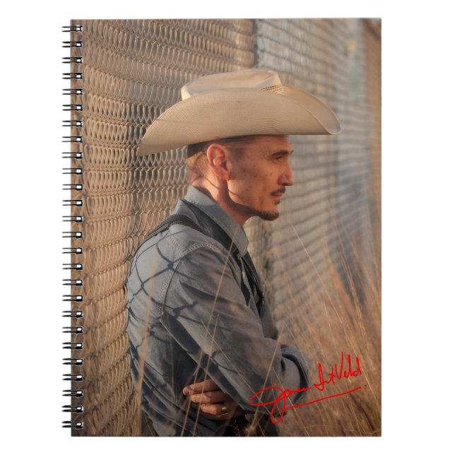 James Intveld Foto med autogram Anteckningsbok (Framsidan)
