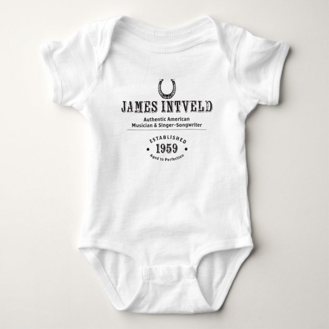 James Intveld Hästsko Est. 1959 T Shirt (Framsida)