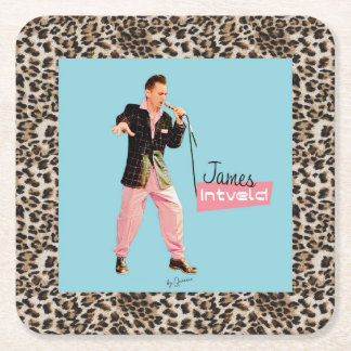 James Intveld Rockabilly Coasters Underlägg Papper Kvadrat