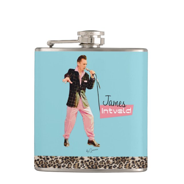 James Intveld Rockabilly Flask Fickplunta (Framsidan)