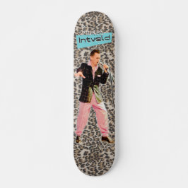 James Intveld Rockabilly Leopard Mini Skateboard Bräda 18,5 Cm