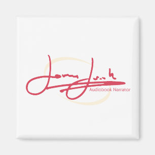 James Joseph Square magnet Red/Guld