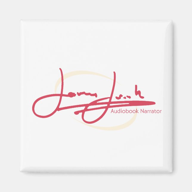 James Joseph Square magnet Red/Guld (Framsidan)