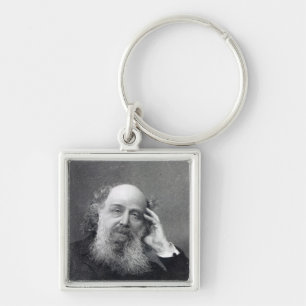 James Joseph Sylvester Fyrkantig Silverfärgad Nyckelring