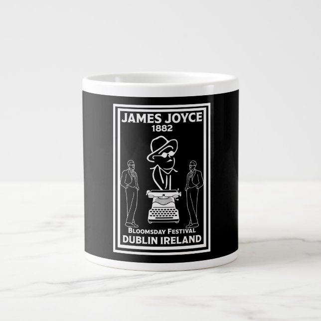 James Joyce Dublin Ireland Jumbo Mugg (Framsidan)