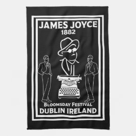 James Joyce Dublin Ireland Kökshandduk