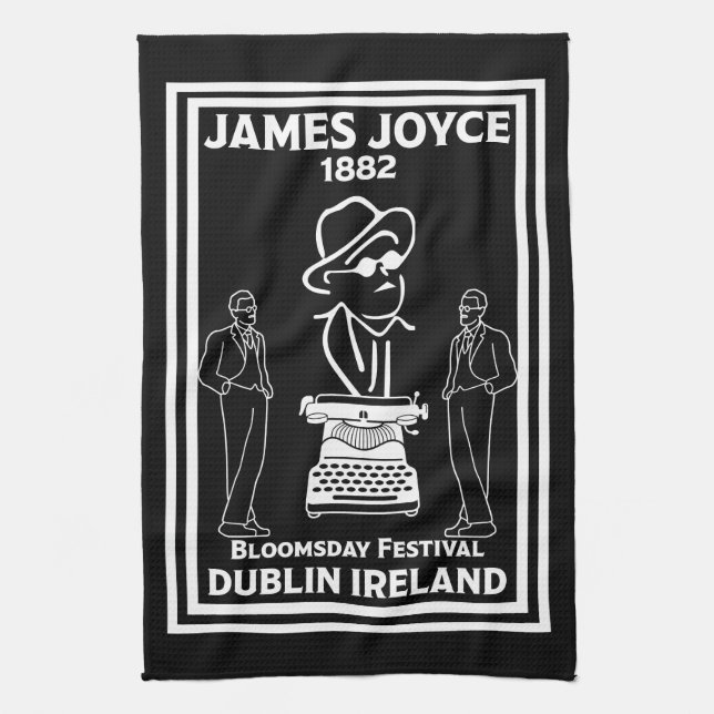 James Joyce Dublin Ireland Kökshandduk (Vertikal)