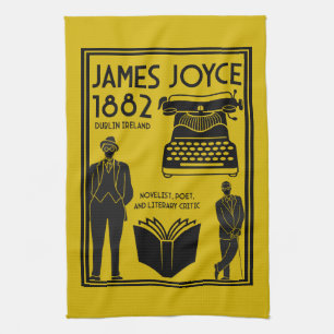 James Joyce Dublin Ireland Kökshandduk