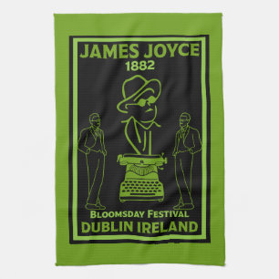 James Joyce Dublin Ireland Kökshandduk