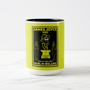 James Joyce Dublin Irland Två-Tonad Mugg