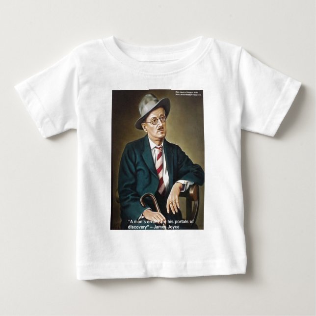 James Joyce "Errors/Portals" Citatpresentkort & Ko Tee (Framsida)