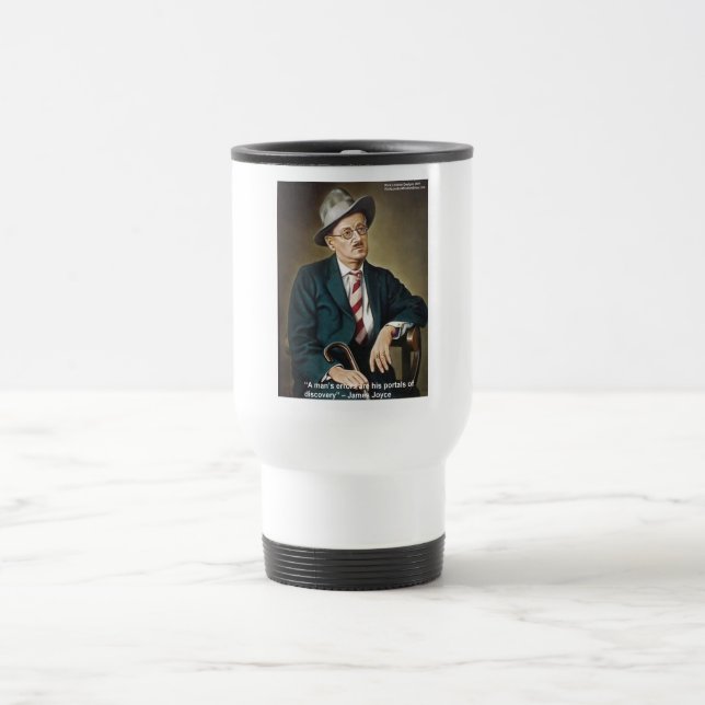 James Joyce "Errors/Portals" Citatpresentkort & vy Resemugg (Center)