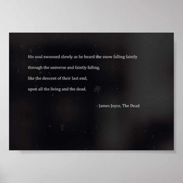 James Joyce Poster (Framsidan)