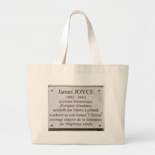 James Joyce Ulysses hänger lös den Parisian Jumbo Tygkasse