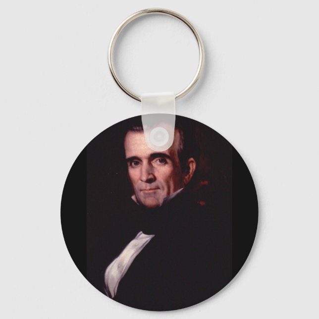 James K. Polk 11:e USA:s president Nyckelring (Framsida)