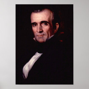 James K. Polk 11:e USA:s president Poster