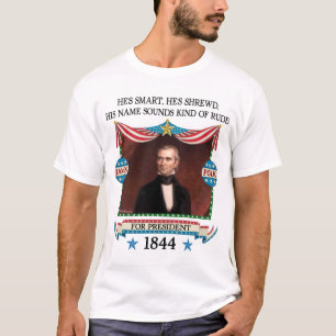 James K. Polk 1844 kampanj (manar tänder Tröja