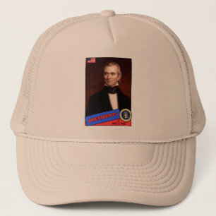 James K. Polk Basebollkort Keps
