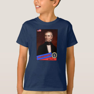 James K. Polk Basebollkort Tee Shirt