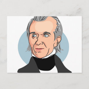 James Knox Polk Vykort