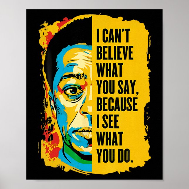 James Ldwin Graffiti Art Juneteenth Svart Historia Poster (Framsidan)