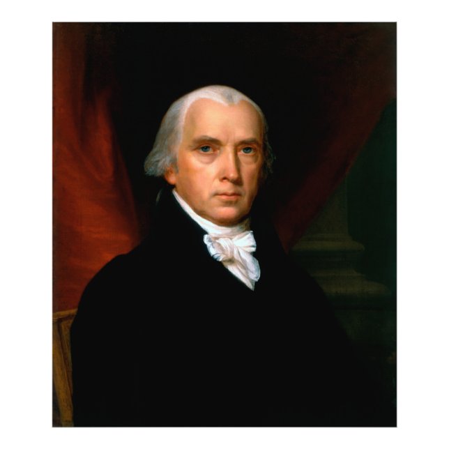 James Madison, 4:e ordförande: Colonial America Fototryck (Framsidan)